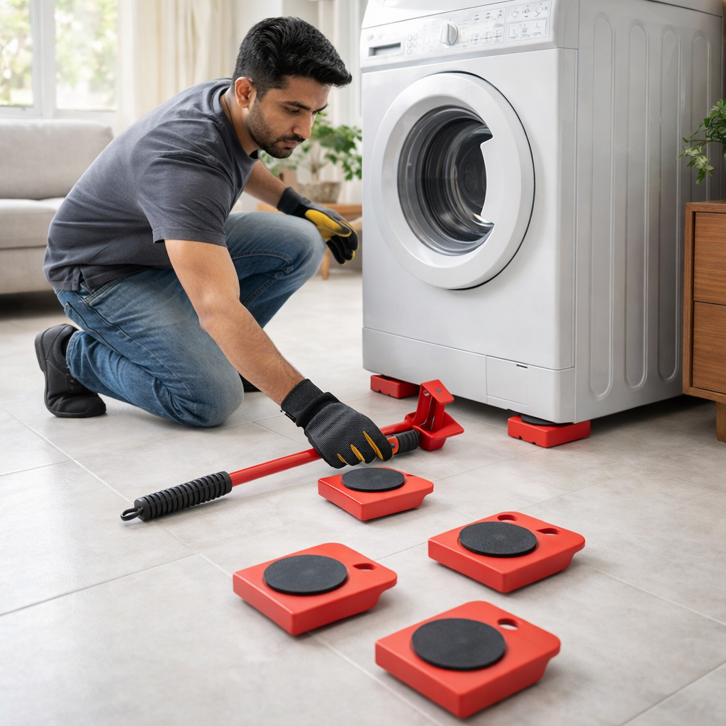 Heavy-Duty Furniture Lifter & Moving Tool Set – 5 Piece Furniture Shifting Kit