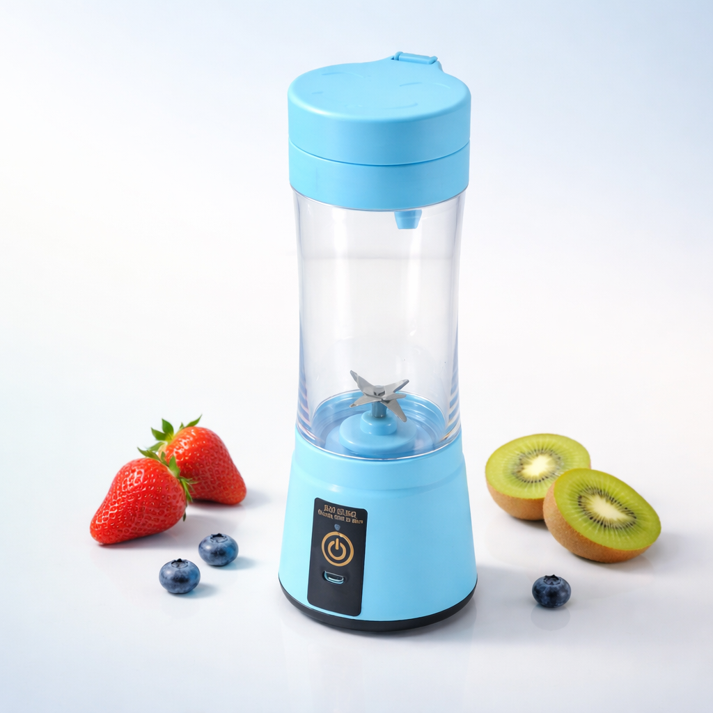 Portable USB Rechargeable 6-Blade Juicer Blender