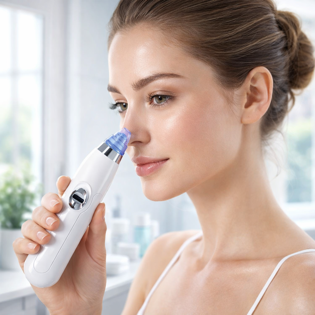 4-in-1 Electric Blackhead Remover Vacuum – Pore Cleaner & Acne Extractor Tool