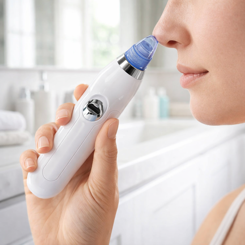 4-in-1 Electric Blackhead Remover Vacuum – Pore Cleaner & Acne Extractor Tool