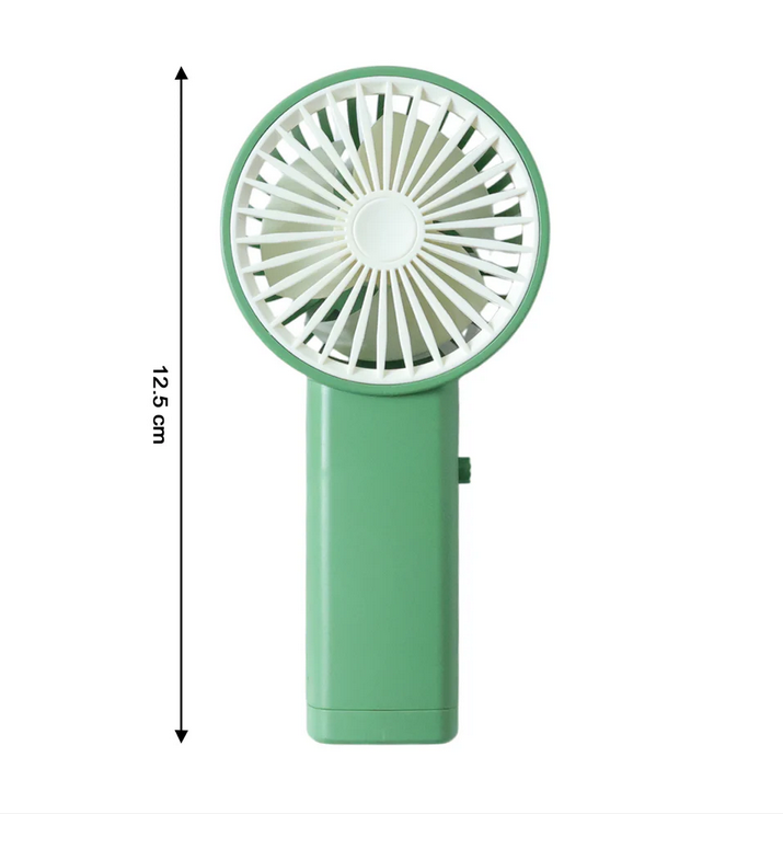 Portable USB Rechargeable Mini Fan – Compact Handheld Personal Cooling Fan (1 Pc)
